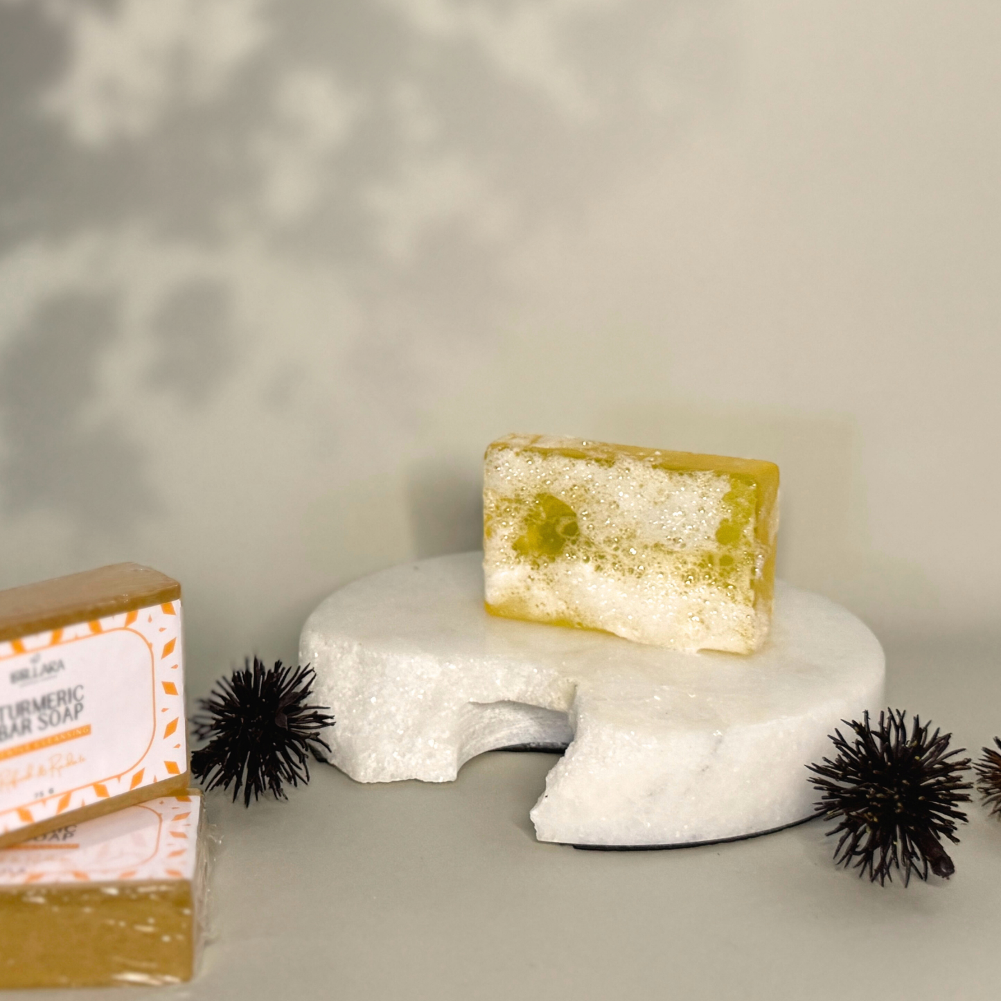 Turmeric Bar Soap | Moroccan Gentle Cleansing Soap with Argan Oil