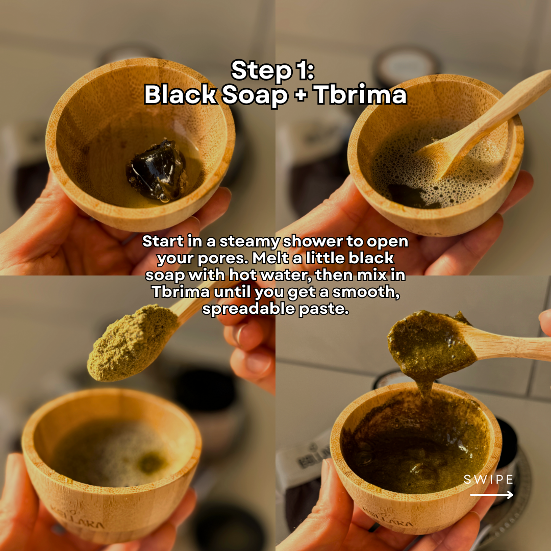 Moroccan Tbrima Powder - Herbal Body Scrub