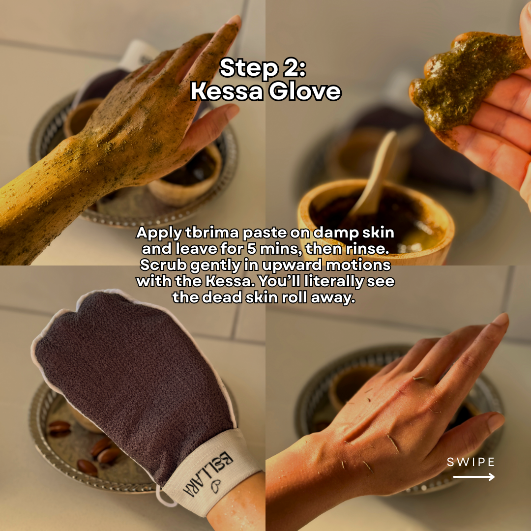 Moroccan Tbrima Powder - Herbal Body Scrub