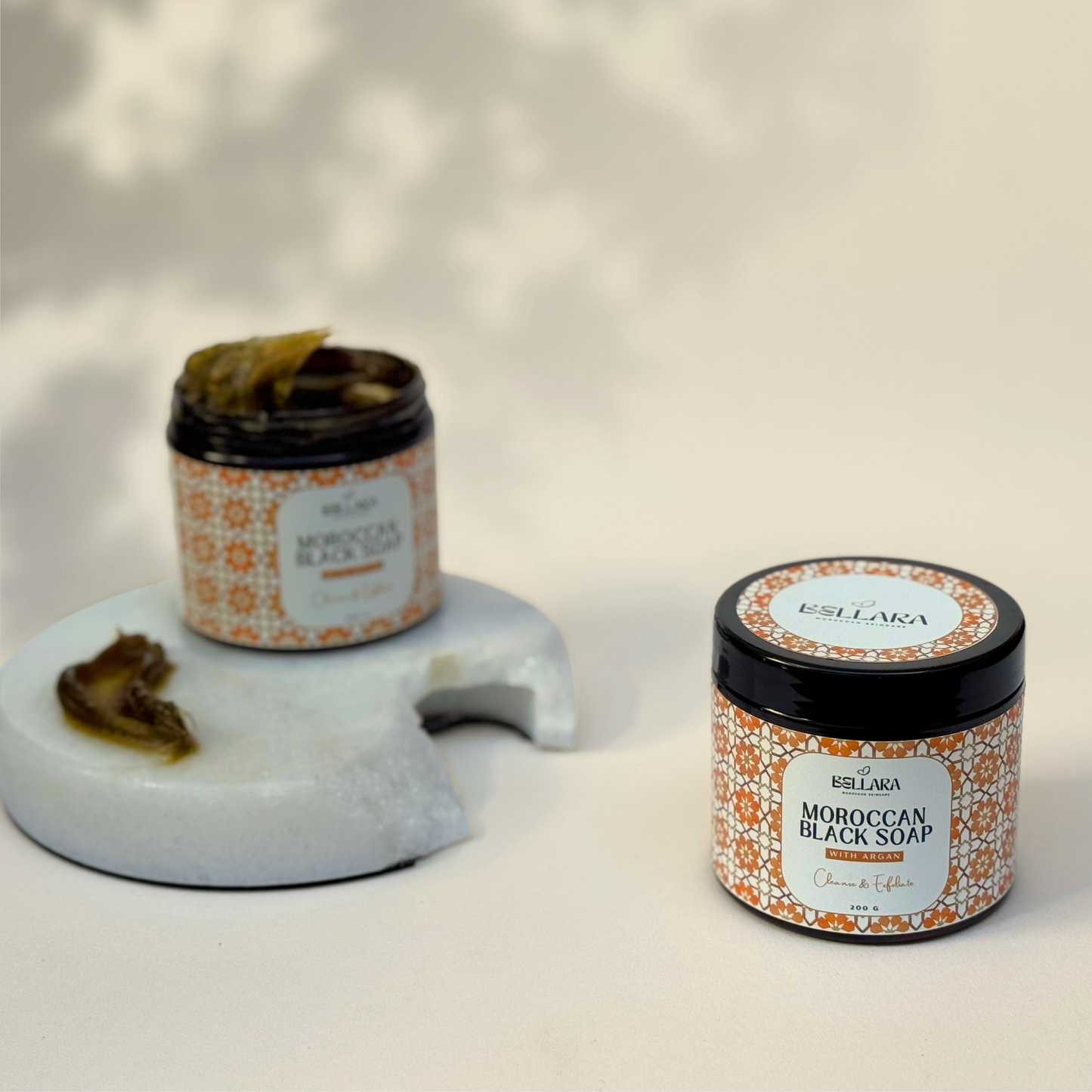 Authentic Moroccan Black Soap with Argan