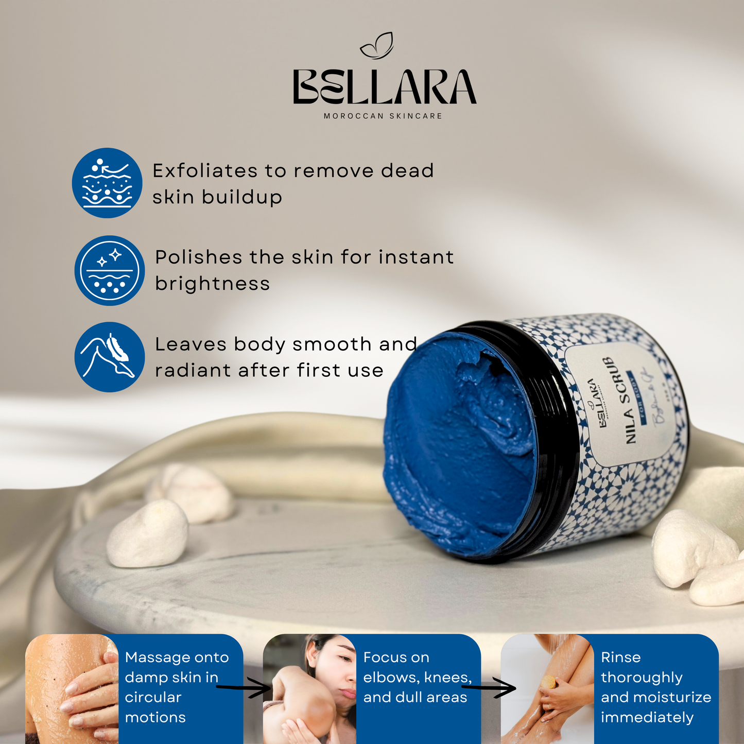 Nila Body Scrub – Reveal Radiant, Even-Toned Skin