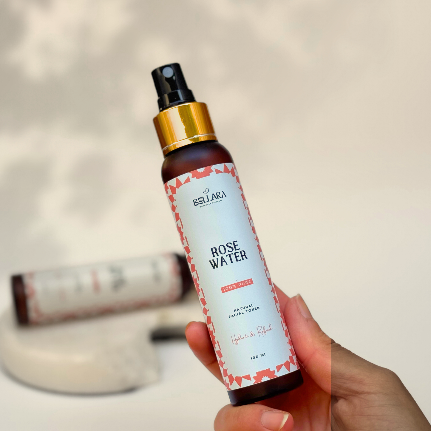 Moroccan Rose Water – Pure Floral Toner & Skin Soother