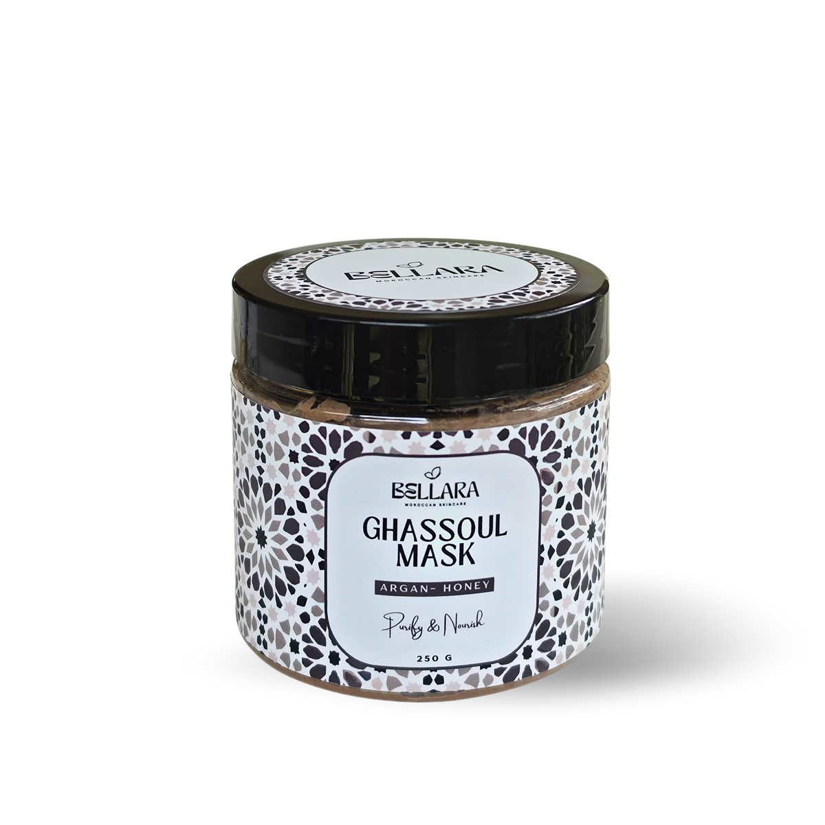 Oriental Ghassoul Mask for Face & Body | Moroccan Lava Clay with Argan Oil & Honey