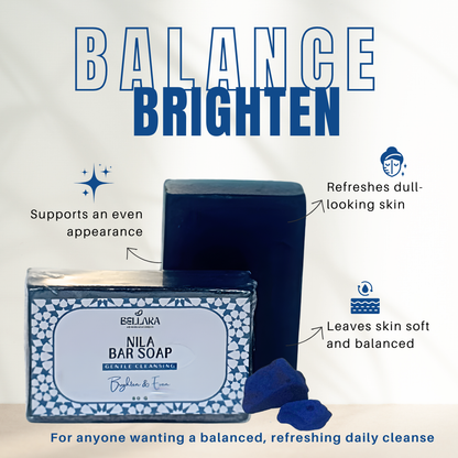 Nila Bar Soap | Moroccan Gentle Cleansing Soap with Argan Oil