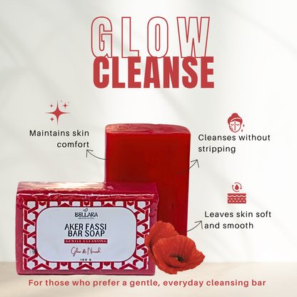 Aker Fassi Bar Soap | Moroccan Gentle Cleansing Soap with Argan Oil