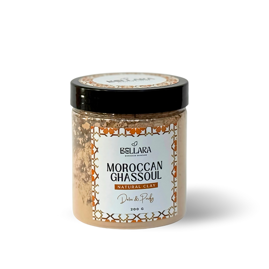 Moroccan Ghassoul Clay Powder – Detox & Glow Mask