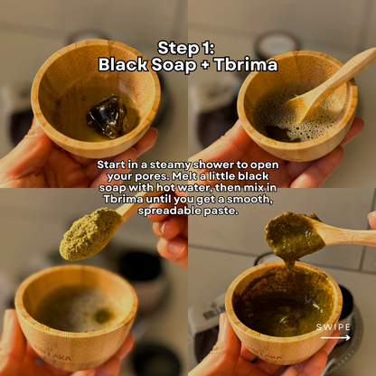 Moroccan Tbrima Powder - Herbal Body Scrub