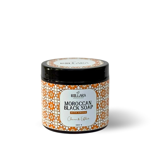 Authentic Moroccan Black Soap with Argan