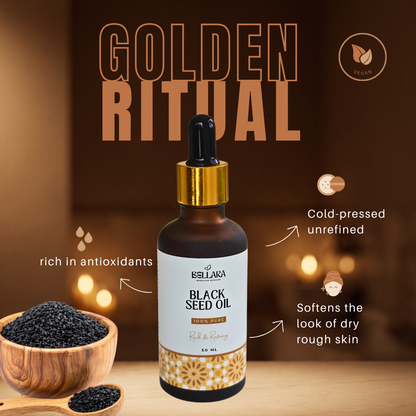 Black Cumin Seed Oil | 100% Cold-Pressed Moroccan Nigella Sativa for Face, Body & Hair