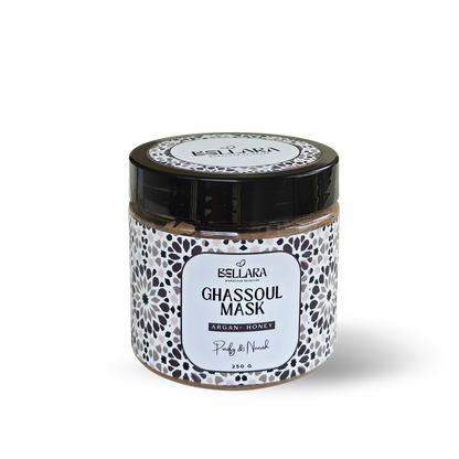 Oriental Ghassoul Mask for Face & Body | Moroccan Lava Clay with Argan Oil & Honey