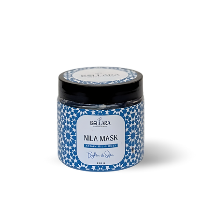 Moroccan Nila Mask for Face & Body | Brighten & Soften with Argan Oil & Honey