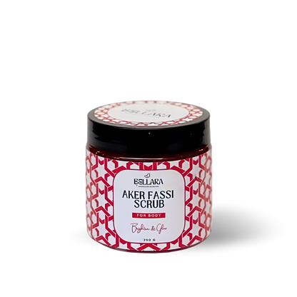 Aker Fassi Sugar Scrub for Body | Moroccan Exfoliating Ritual for Smooth, Radiant Skin