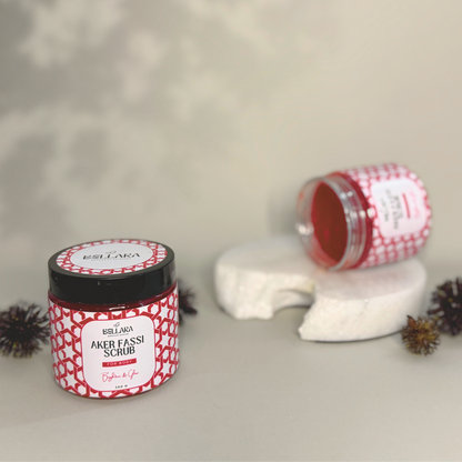 Aker Fassi Sugar Scrub for Body | Moroccan Exfoliating Ritual for Smooth, Radiant Skin