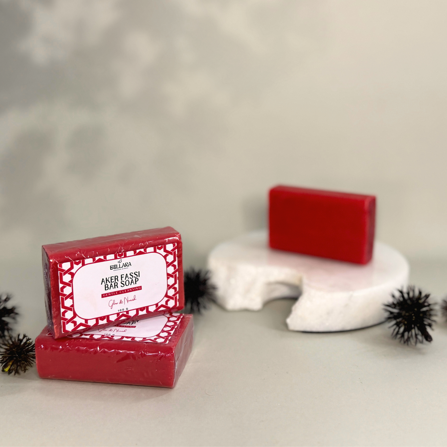 Aker Fassi Bar Soap | Moroccan Gentle Cleansing Soap with Argan Oil