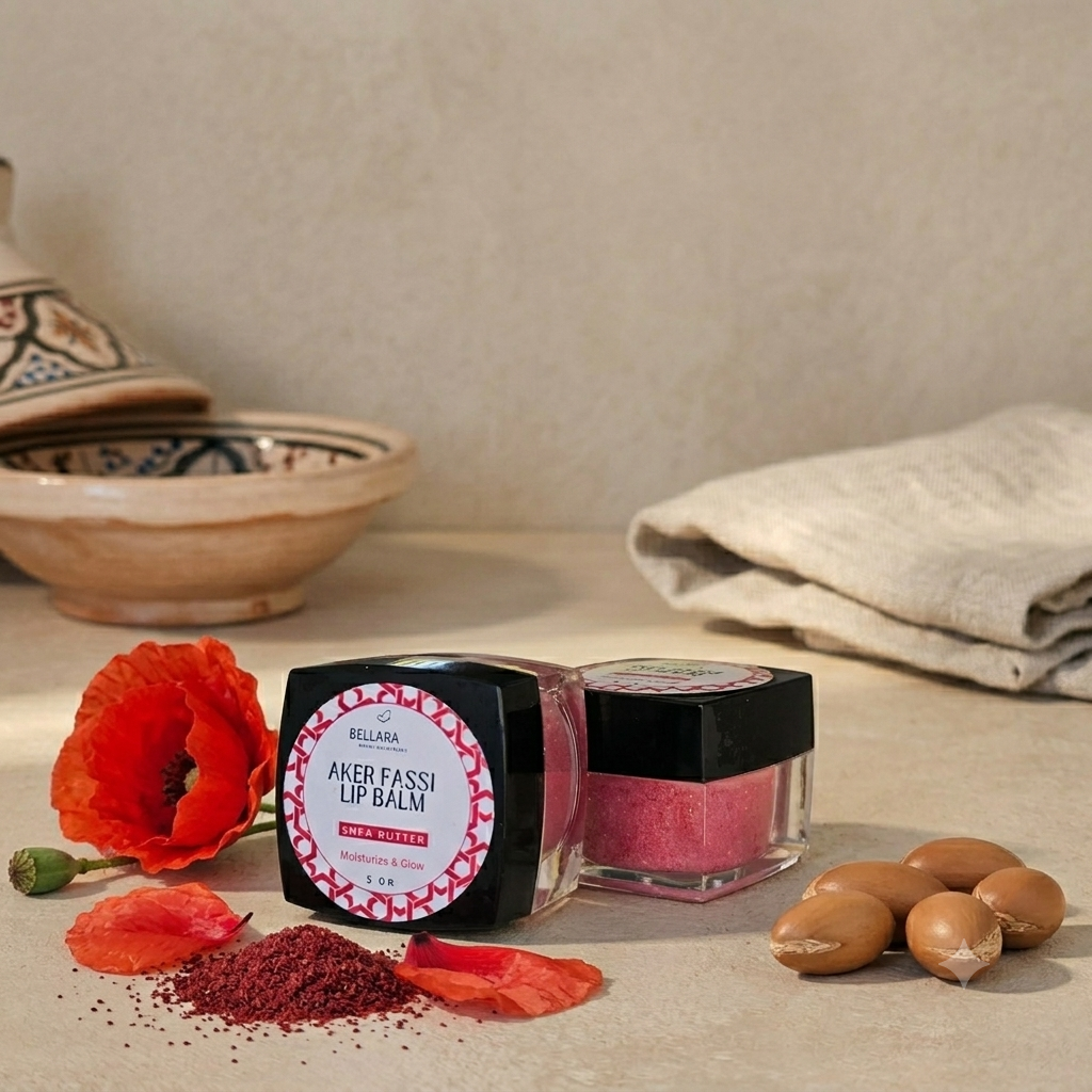 Aker Fassi Lip Balm with Argan Oil｜Deep Moisture with Shea Butter