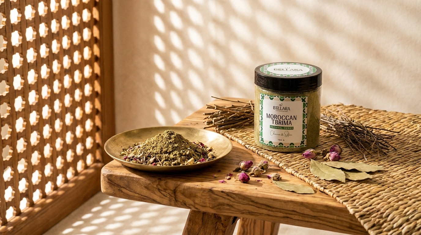 Moroccan Tbrima Powder - Herbal Body Scrub